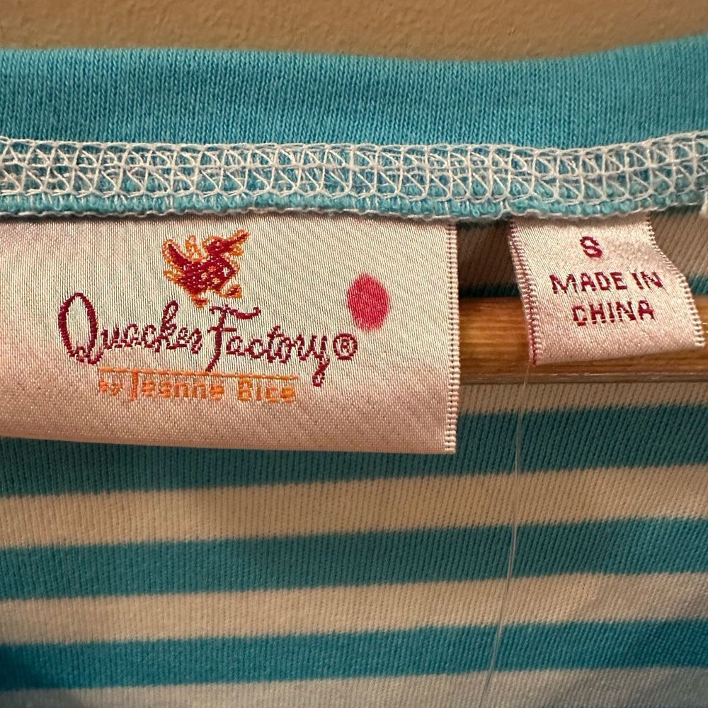 NWT Quacker Factory Nauticall seashell top size small - Picture 4 of 5